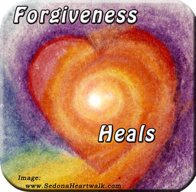 Forgiveness heals, heartland healing, letting go of fear, A Course in Miracles